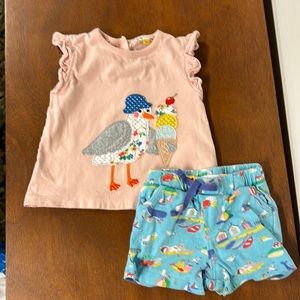 Baby Boden Seagull Summer play set 9-12 months